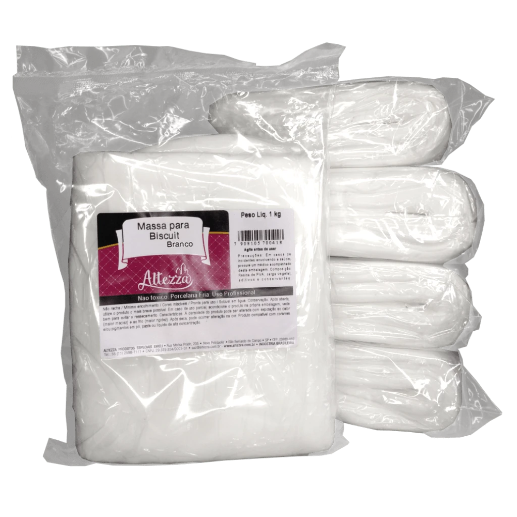 Biscuit Dough 1kg Cold Porcelain White For Beginners To Professionals Ready-Made Dough Altezza - trắng - Xem 1