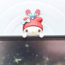 1pc Doll Stereo Soft Glue Motorcycle Doll DIY Small Accessories Car Decoration Mobile Phone Case Computer Display Decoration, Christmas, Thanksgiving, Valentine's Day New Year Gift Decoration [Stock, Wholesale]