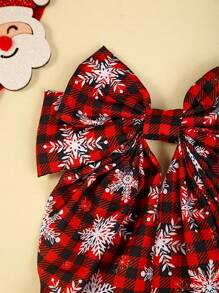 1pc Christmas/Halloween Pumpkin Head, Clown, Ghost Pattern Bowknot Hairclip Barrette Accessories, Suitable For Festival Party Gifts (Plus Size)