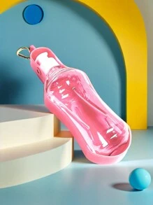 Bottiglia d'acqua portatile per cani - Bottiglia d'acqua per cani leggera e a prova di perdite - Bottiglia d'acqua per cani da viaggio con ciotola - Accessori per passeggiare il cane