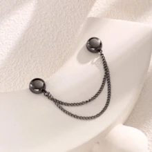 1 件可调节磁性裤夹和袖口夹 - 耐用合金，可拆卸下摆扣，适合裤子和 T 恤，无缝紧固件服装腰带收紧器 - 彩色 - 查看 10