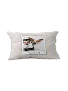 1pc Personalized Photo Throw Pillow Cover, Wedding Couples's Gift, For Home Decor, Valentine's Day, Christmas, New Year, Baby/Couple/Friend/Family Portrait, Single-Sided Printing, No Filling - Multicolor - View 11