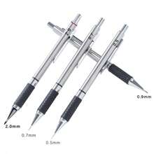 2pcs Automatic Mechanical Pencil Set, With 0.5/0.7/0.9/2.0mm Lead Refills, Suitable For Writing, Drawing, Designing, School & Office Supplies, Back To School Essential - one-size - View 2