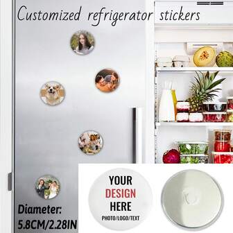 Custom Acrylic Fridge Magnets Personalized Locker Magnets Add Your Customized Text Photo Refrigerator Magnets For Refrigerator Magnets Travel Gift Home Decoration,Custom Magnets For Fridge,Personalized Magnets For Refrigerator