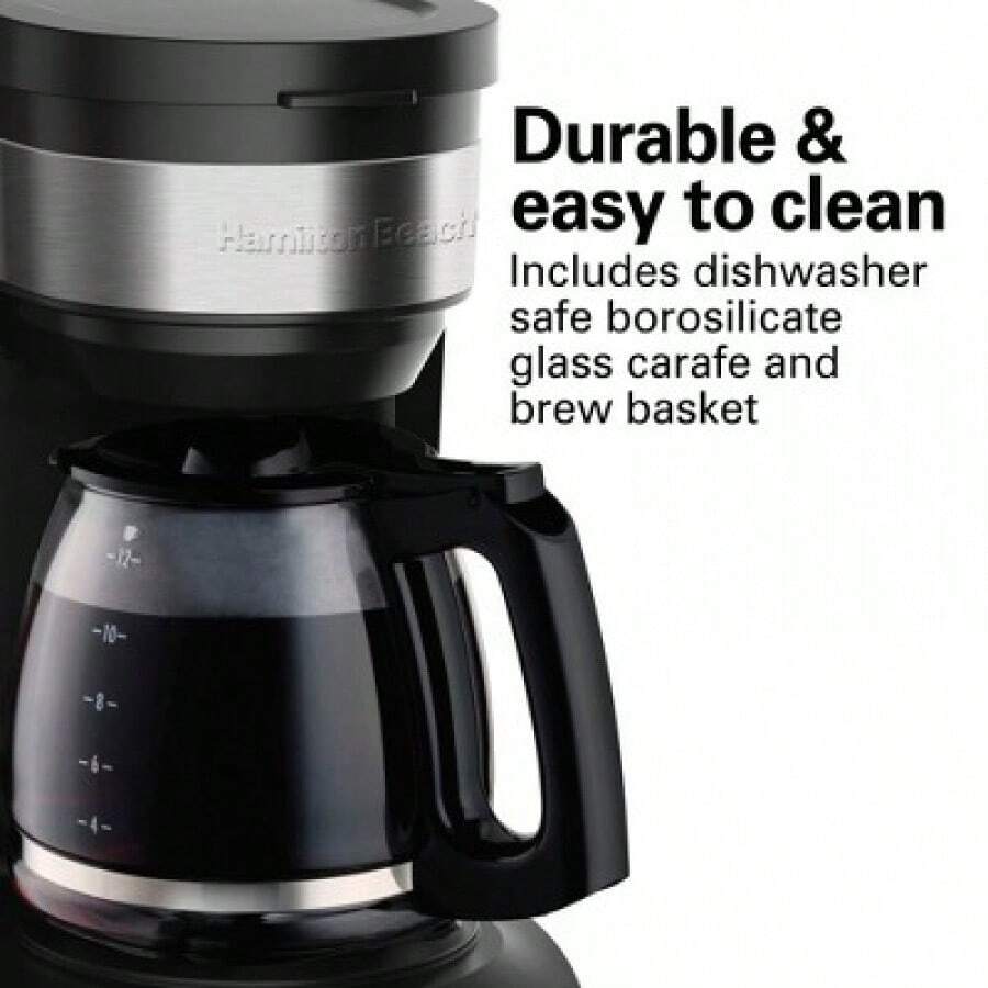 Hamilton Beach 12 Cup Programmable Coffee Maker Black 46290 Mode