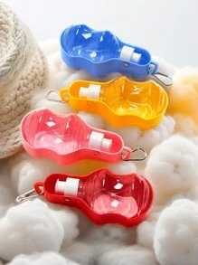 Bottiglia d'acqua portatile per cani - Bottiglia d'acqua per cani leggera e a prova di perdite - Bottiglia d'acqua per cani da viaggio con ciotola - Accessori per passeggiare il cane