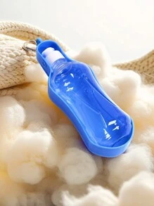 Bottiglia d'acqua portatile per cani - Bottiglia d'acqua per cani leggera e a prova di perdite - Bottiglia d'acqua per cani da viaggio con ciotola - Accessori per passeggiare il cane