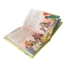 Kit 5 Bíblia Infantil Letras Grandes Colorido Todo Livro Capa Dura Leitura Atividades - Amarelo - Visão 5