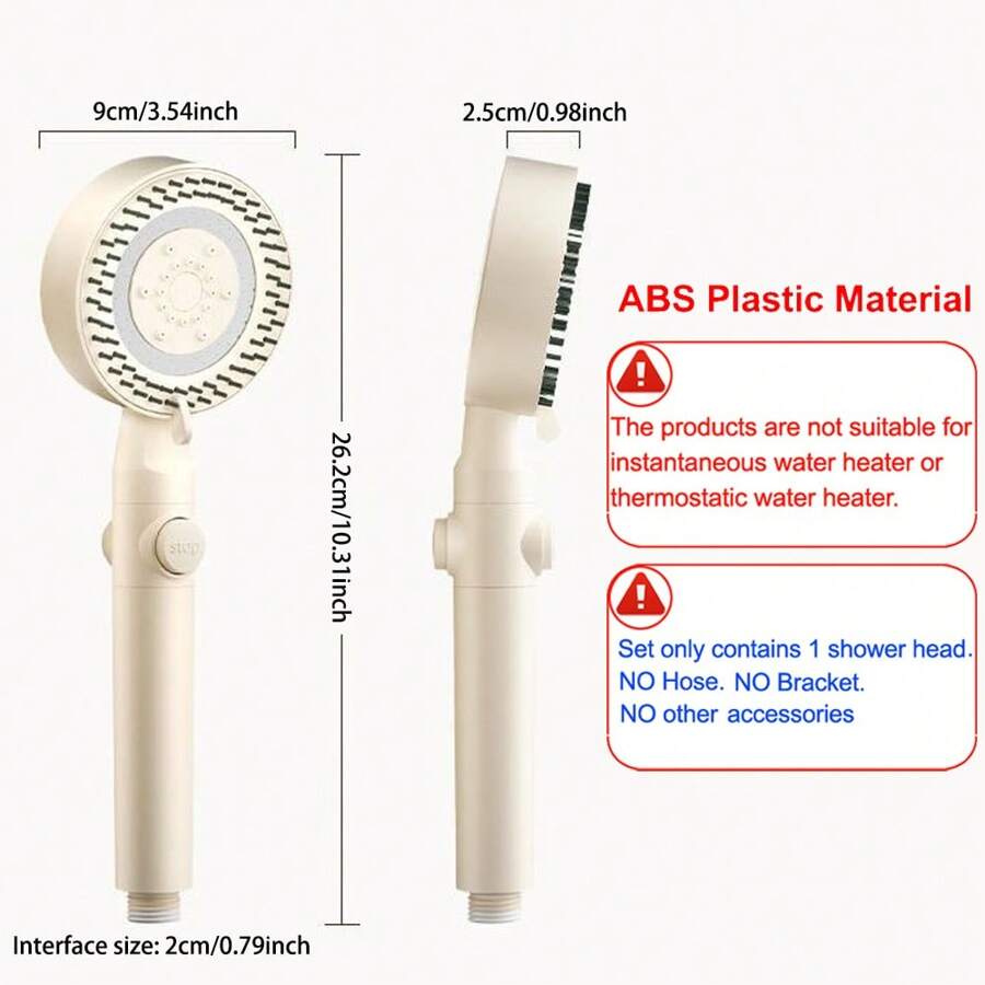 5 Modes Massage Booster Shower Filter Water Purification Skin Care One