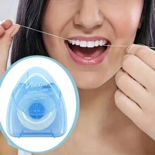 1/2pcs Ultraclean Waxed Mint Dental Floss Effective Plaque Removal, Teeth & Gum Protection | Shred-Resistant For Thoroughly Clean In Tight Area.(Blue) - Blue - View 10