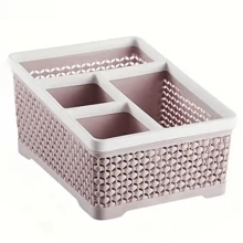 Desk Organizer Cosmetics Jewelry Office Brush Holder - 淺粉色 - 查看 1