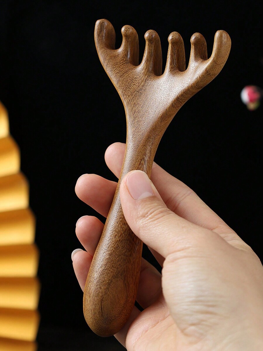 Deer Ant Massage Comb Small Rake For Head Scratching Neck Massage Eye