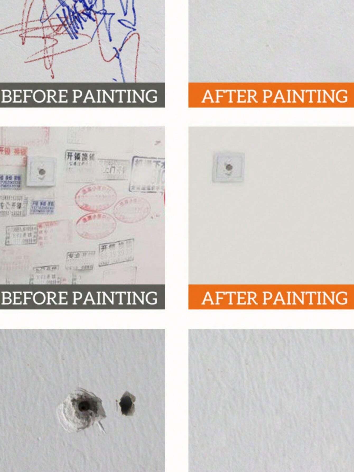 Interior Wall OdorFree EcoFriendly Roller Latex Paint For Graffiti