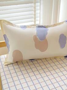 Set de ropa de cama de 4 piezas (1 funda nórdica + 1 sábana encimera + 2 fundas de almohada) de tela suave y cepillada, apropiado para dormitorios universitarios y literas, apto para todas las estaciones, también puede usarse como decoración para habitaciones de niños/bebés