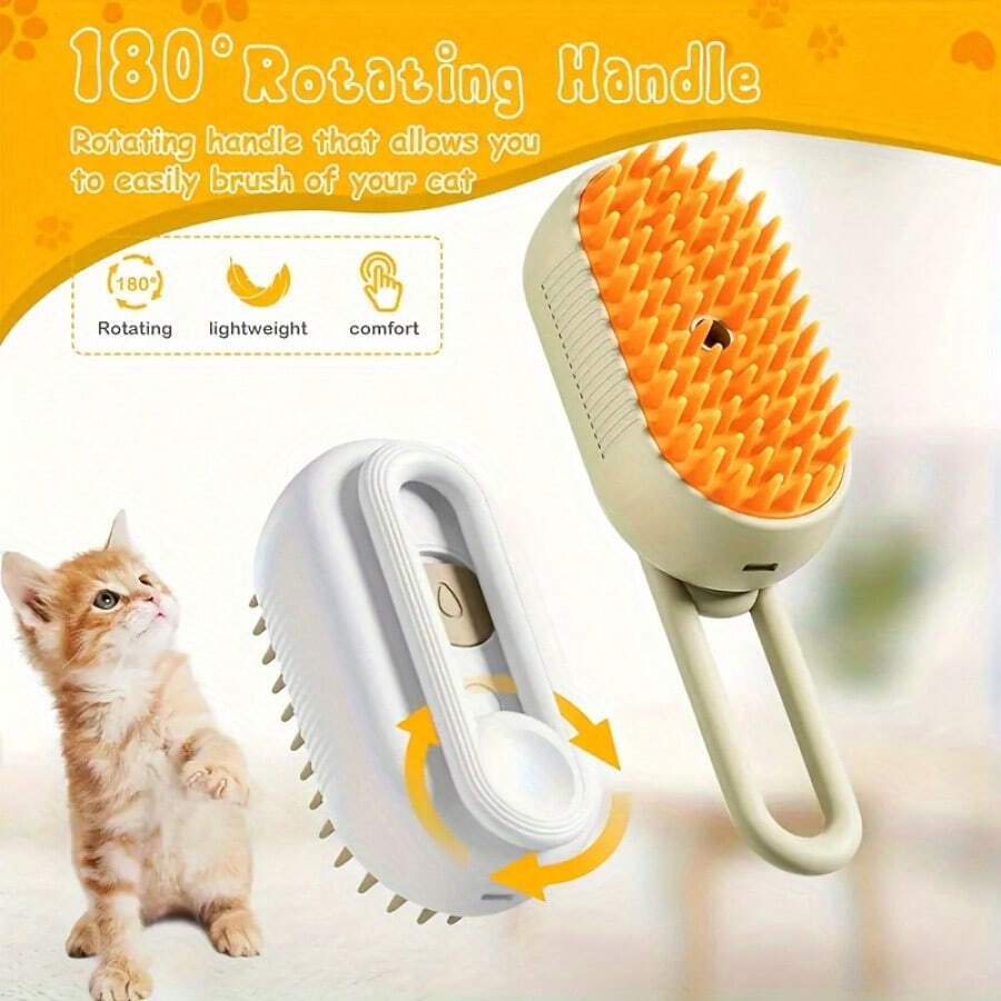 Automatic Pet Fur Remover & AntiStatic Massage Comb, Suitable For Cat