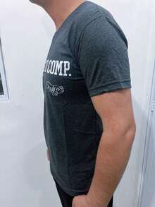 Men's GoIa V T-Shirt - Màu xám đen - Xem 2