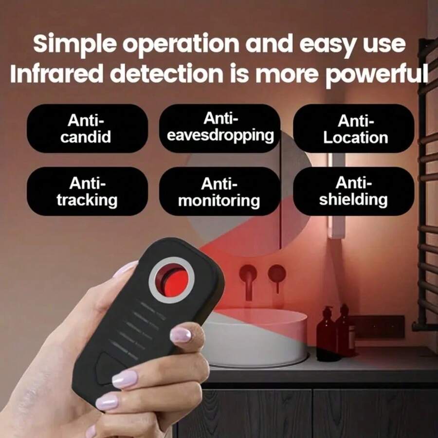 Portable Hidden Camera Detector, GPS Tracking Detector, AntiSpy Wireless Signal Scanner