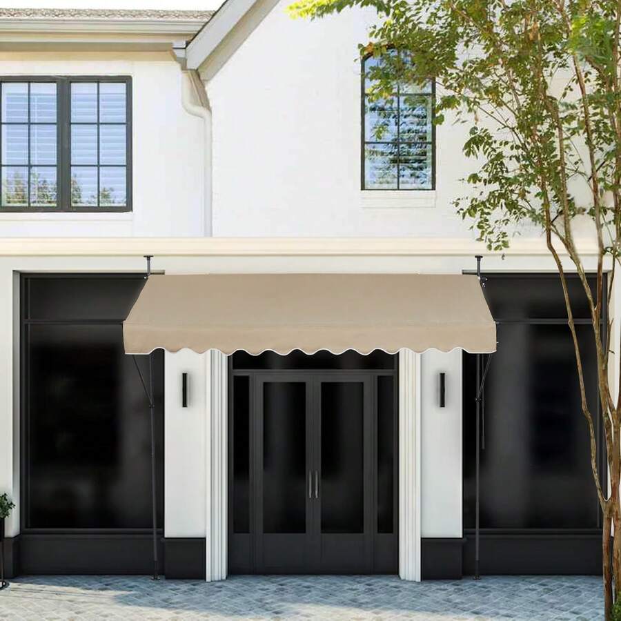 CLIPOP 2 X 1.2 M Standing Manual Awning Patio Awning Gazebo Canopy