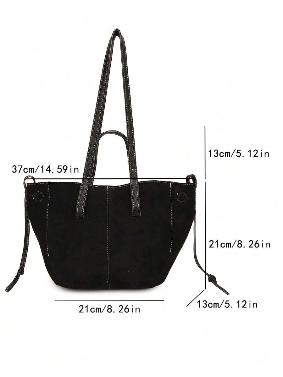 2024 New Fashion Classic Large Capacity Solid Color Vintage Maillard