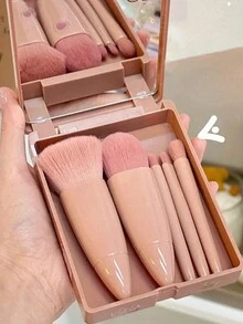 Bộ 5 cọ trang điểm cầm tay có gương, Bộ cọ trang điểm trong hộp, Cọ phấn đa năng, Cọ má hồng có gương, Cọ phấn đa năng mini, Cọ nền, Cọ phấn mắt, Dụng cụ trang điểm Cọ hỗn hợp, Bộ cọ, Bộ cọ trang điểm, Bộ cọ trang điểm, Bộ trang điểm hoàn chỉnh, Bộ cọ trang điểm, Bộ trang điểm hoàn chỉnh, Bộ cọ, Bộ cọ trang điểm, Bộ quà tặng trang điểm - Nhiều màu - Xem 6