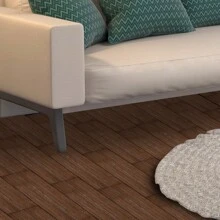 60cm X 15cm Self Adhesive Wood Floor Tile Porcelain Floor Wall Decor Sticker Self Adhesive Choose Quantity - 巧克力棕 - 查看 3