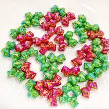 20 Cái/gói Các Loại Acrylic Màu Nơ Hạt DIY Điện Thoại Charm Móc Khóa Trang Sức Làm Vật Dụng - Hạt nơ acrylic - Xem 20