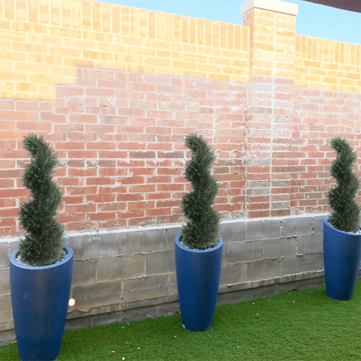 Artificial Simulation Of Green Plants, Christmas Artificial Cedar And