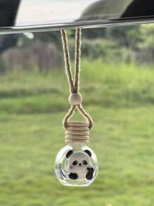 1pc Car Interior Decoration Car Perfume Bottle Empty Bottle Rear View Mirror Pendant