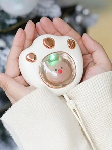 1 件可爱猫爪形暖手宝，送给女朋友的礼物，温暖又贴心 - 彩色 - 查看 3