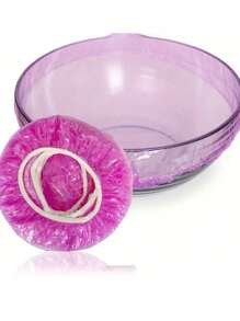60pcs Colorful Elastic Food Storage Covers, Reusable Fitted Bowl Covers Great Substitute For Foil And Plastic Wrap, Translucent Stretchy Plate Cover. 3 Size Colorful Elastic Reusable Cling Bags, Reusable Food Cling Wrap Elastic Bowl Covers, Plastic Kitchen Storage Covers, Elastic Replacement For Aluminum Foil Suitable For Family Outdoor Picnic - Multicolor - View 5