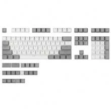 Teclas de repuesto para teclado mecánico de juegos retroiluminado, juego de teclas PBT de doble inyección perfil OEM para teclados mecánicos de 61, 68, 75, 84, 87, 98, 104, 108 teclas con interruptores Mx, diseño de diseño ANSI - Multicolor - Ver 8