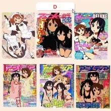6pcs/Pack Anime2D Cartoon Girl Poster, Can Be Pasted On Wall, Bedroom, Home Decoration