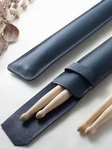 1 pezzo Personalizzato Bastoncini da batteria in PU, Borsa porta bastoncini da batteria personalizzabile contenuti, Accessorio personalizzato per strumenti musicali, Borsa in PU, Regalo per band, Regalo per musicisti (esclusi bastoncini da batteria), Stile bohémien