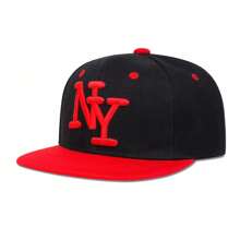 1 Pc Unisex Kids NY Embroidered Hip Hop Cap, Outdoor Sun Ion Casual Hat Suitable For Boys & Girls, Springtime & Autumn - 1PC - View 10
