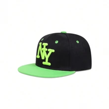 1 Pc Unisex Kids NY Embroidered Hip Hop Cap, Outdoor Sun Ion Casual Hat Suitable For Boys & Girls, Springtime & Autumn - 1PC - View 11