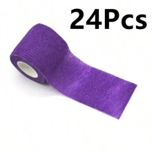 1/6/8/12/24/36 Stuks Verpakking Zelfklevende Bandage Elastische Zelfklevende Bandage Gekleurde Sport Tape Veterinaire Band Enkel Tape Tattoo Grip Tape Tattoo Zelfklevende Tape Tattoo Grip Tape Wikkel Elastische Bandage Wikkel Voor Tattoo Grip Tattoo Pennen Tattoo Benodigdheden Voor Tattoo Beginners En Ervaren Tattoo Artiesten