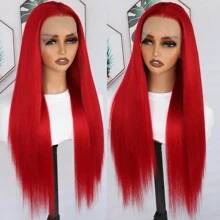 Classical Black Straight Lace Front Wigs 28 Inch Pre Plucked Long Straight Hair Wigs Glueless Black Colored Wigs Heat Resistant Long Straight Synthetic Lace Front Wigs For Women For Daily Christmas Party Cosplay Use