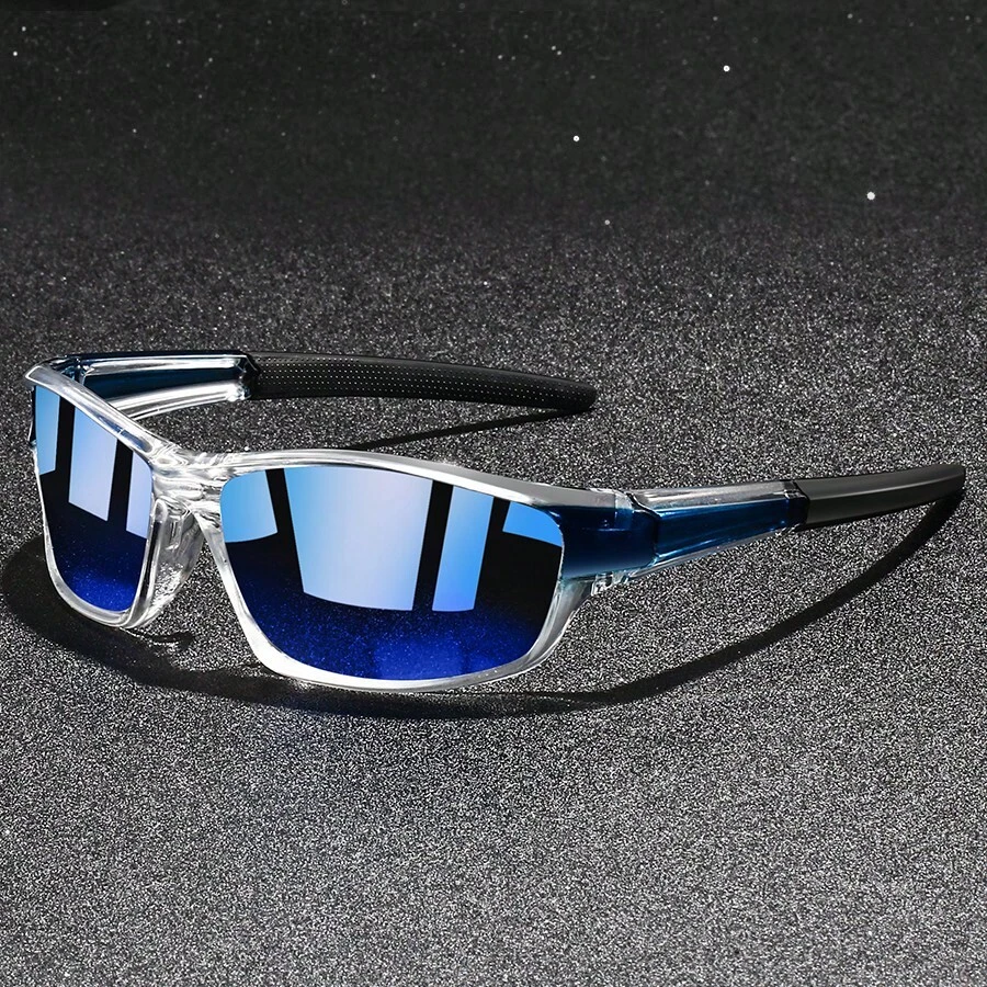 WSZ Retro Cycling Fishing Unisex Sports Fashion Glasses, Plaid Pattern Sports Glasses, Luxury Brand Designer Fashion Glasses, Tropical Beach Resort Summer Colorful Shiny Material Elegant Aesthetic Beach Resort, Outdoor, Travel Decorative