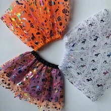 节日礼服网纱裙公主派对舞蹈表演节日狂欢 - 两种款式可选 - 彩色 - 查看 8