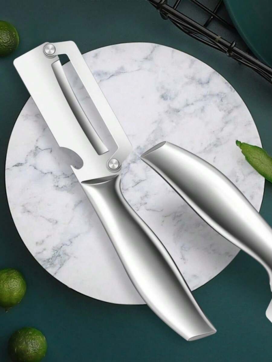 1PC Stainless Steel Vegetable & Fruit Peeler With Sharp Blade, Metal