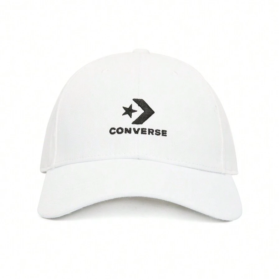 Converse 2024 Unisex Chuck Taylor SEASONAL Curved Brim Cap, 10022130-A02 - White - View 1