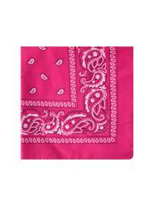 1 chiếc khăn vuông nhỏ in họa tiết Paisley cổ điển dành cho nữ, băng đô, dây buộc tóc trang trí, khăn bandana - Nhiều màu - Xem 25