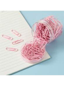 200 cái/hộp Kẹp giấy nhiều màu, Kẹp tài liệu văn phòng, Kẹp hồ sơ lớn có hộp đựng, Giá kẹp giấy bằng thép không gỉ để bàn, Kẹp hồ sơ có hộp đựng giấy - Một cỡ - Xem 8