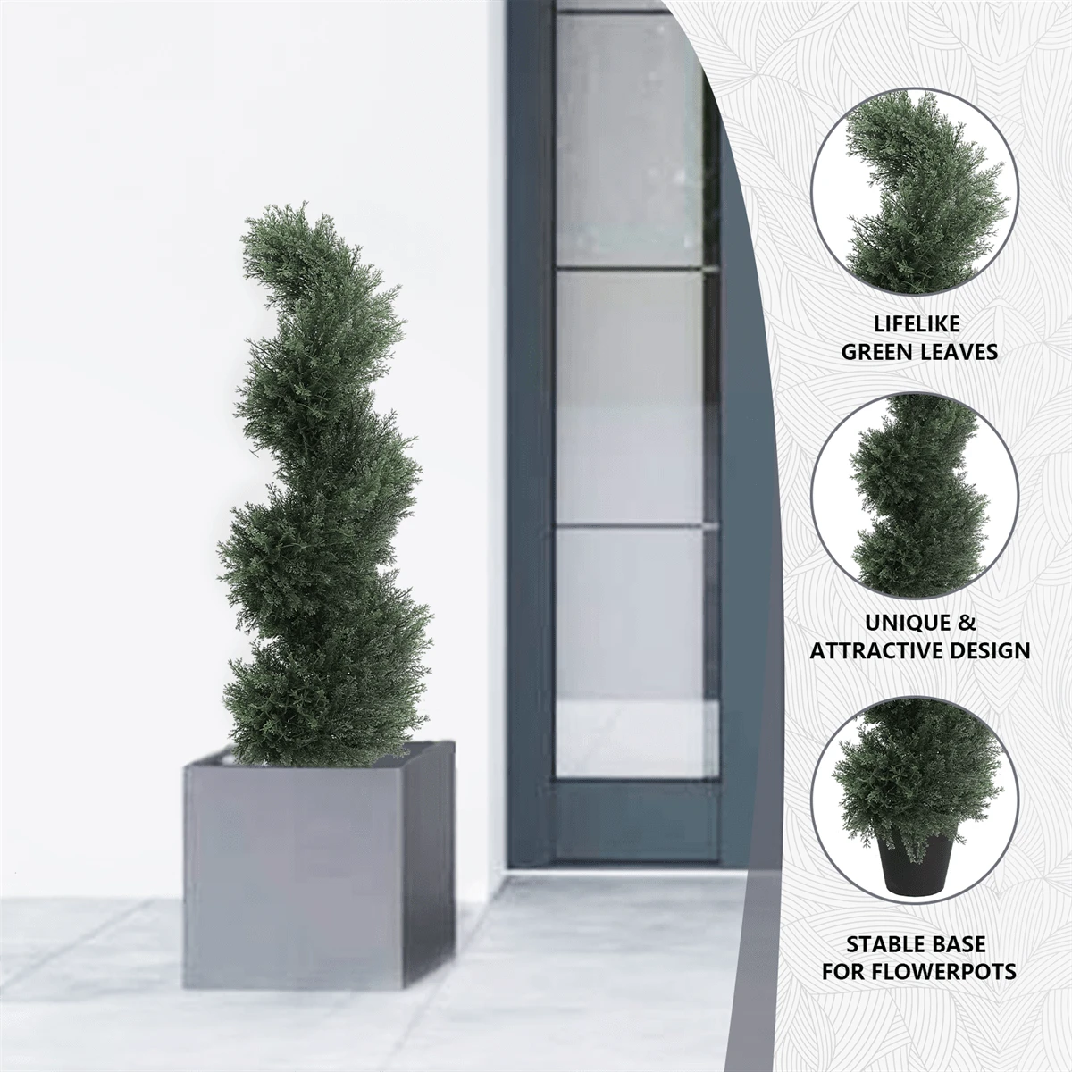 Artificial Simulation Of Green Plants, Christmas Artificial Cedar And