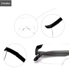 Reading Glasses Magnifying Glass Distortion Free Lenses And Crafts - Black - View 2