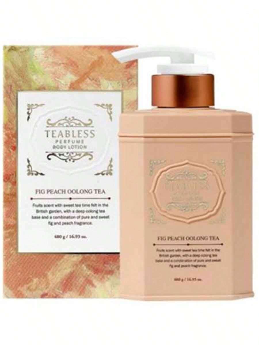TEABLESS Perfume Body Lotion Fig Peach Oolong Tea 480g SHEIN USA