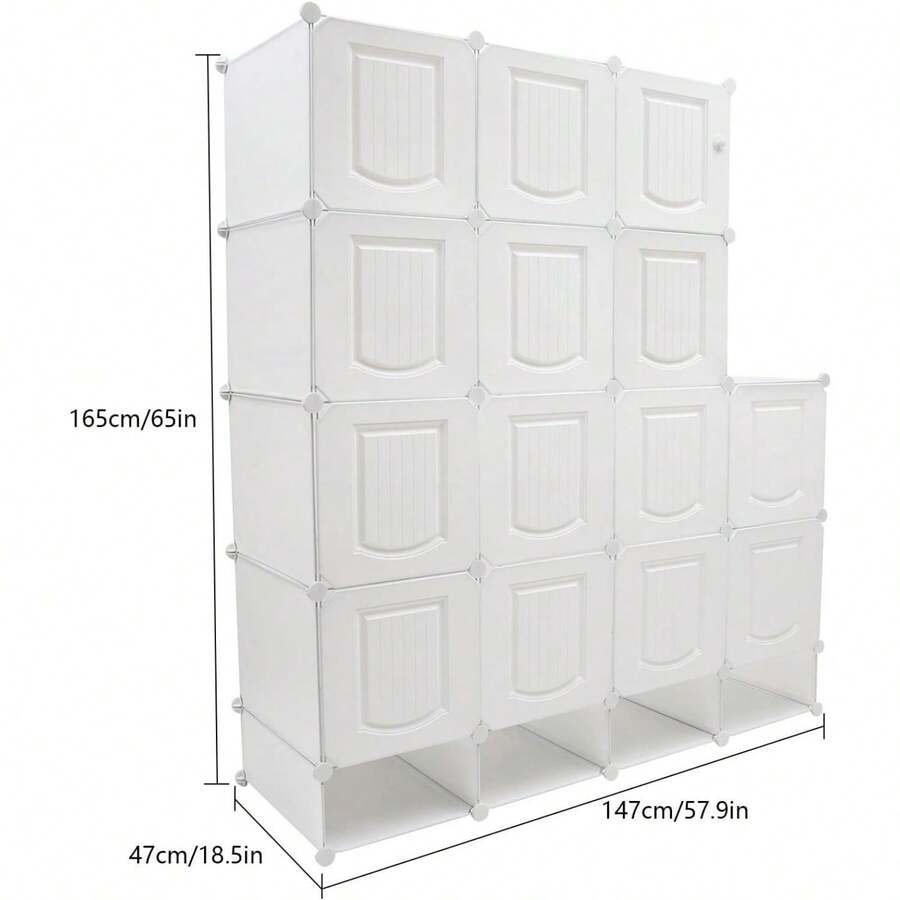 CNCEST LOYALHEARTDYBTG Plastic Cube Storage Organizer, Portable