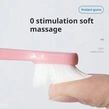 1 Stück Cartoon Weichborsten Zahnbürste, Kinderzahnbürste für 2-7 Jährige, Weichborsten Baby Zahnbürste, 3 Farboptionen