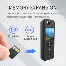 4K 超高清无线 WiFi 视频摄像机带屏幕，可穿戴夹式运动相机，适合户外活动 - 攝影機+64G內存卡 - 查看 7