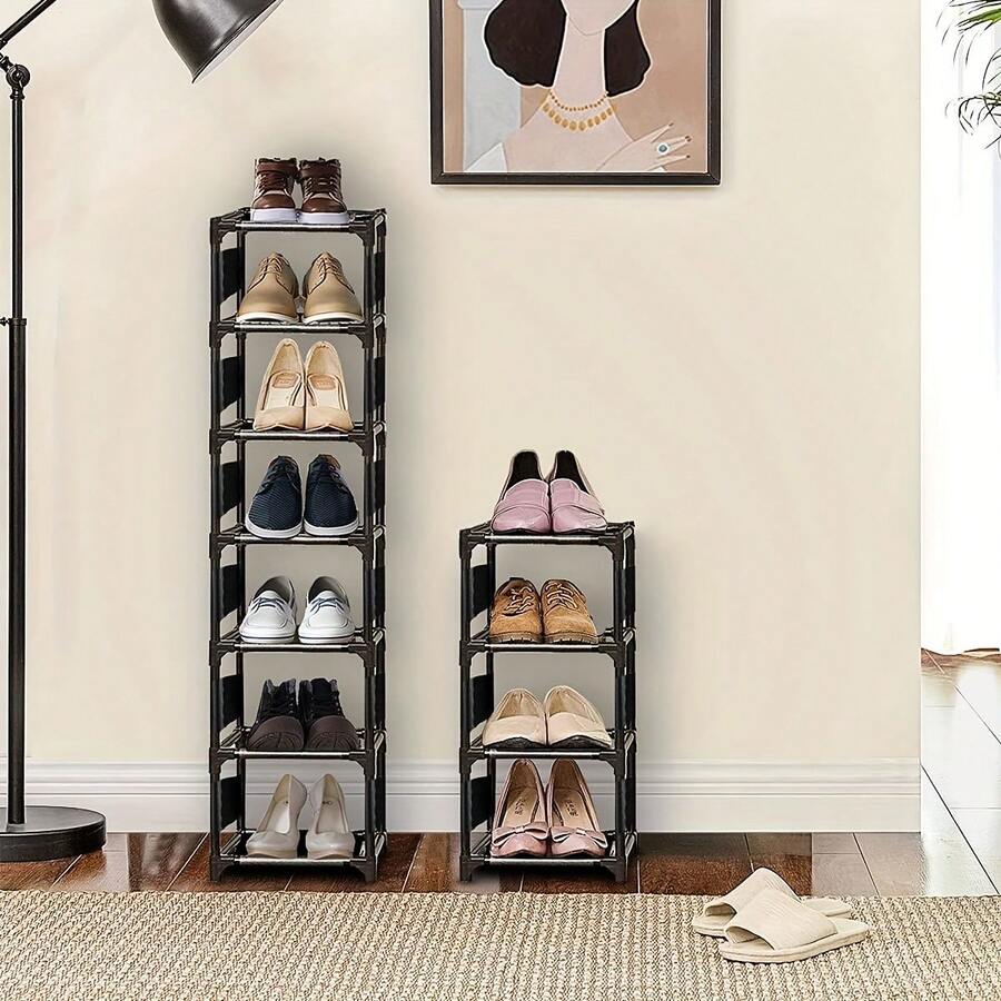 10 Tier Shoe Rack, Space Saving Shoe Rack Organizer, Freely Combinable